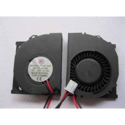 1 Pcs Brushless DC Cooling Blower Fan 4010S 12V 0.1A 50x40x10mm