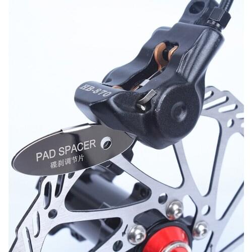 1PC MTB Disc Brake Pads Adjusting Tool Bicycle Pads Mounting Assistant Brake Pads Rotor Alignment Tools Spacer Bike Repair Kit