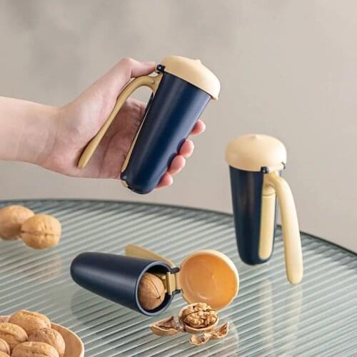1 PC Portable Nut Cracker Kitchen Gadgets Tool Sheller Walnut Opener Plier Metal Opener Nutcracker Kitchen Accessories