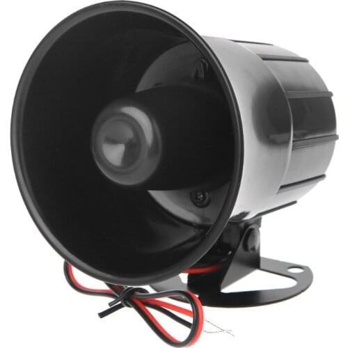 DC 12V Wired Loud Alarm Siren Horn Outdoor For Home Security Protection System qiang