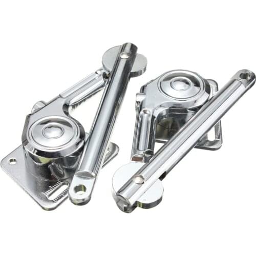 2 Lift Up Lid Support Door Stay Piston Hinge Kitchen Cupboard Cabinet Soft Close