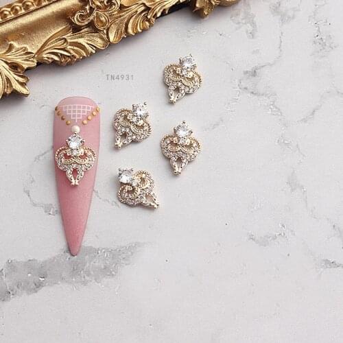 5pcs Japanese zircon drill alloy nail art decorations crystals nail accessories nail rhinestones nail charms nails art TN4931