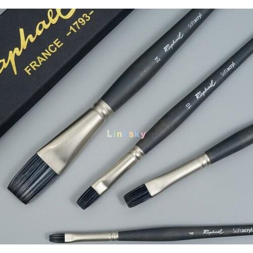 Raphael 871 Watercolor Brush,Melange Ideal De Fbres Synthetiques Souples Et De Fbres Synthetiques Elastiques Touche Precise