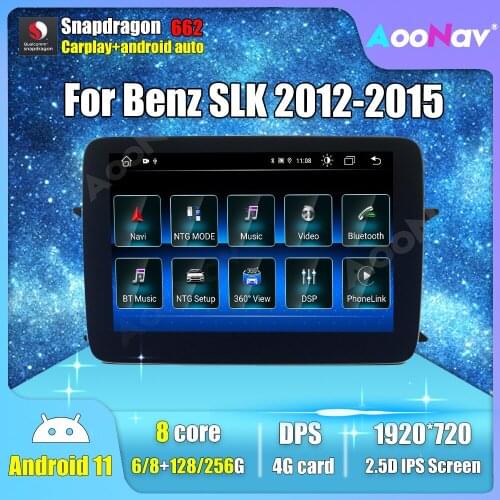 Car Multimedia Player Navigation Radio For Mercedes Benz SLK 2010 2011 2012 2013 2014 2015 GPS Player Navigation Head Unit