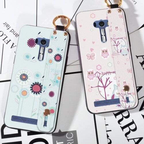 Owl Ring Strap Cases For Asus zenfone Selfie ZD551KL Holder Back Cover For Asus ZenFone 3 ZE552KL Scrub Case Shell