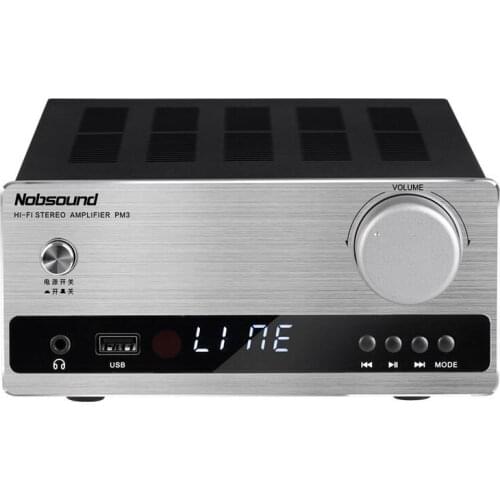 55W*2 Bluetooth 5.0 digital hifi power amplifier home high power fever mini power amplifier with USB interface