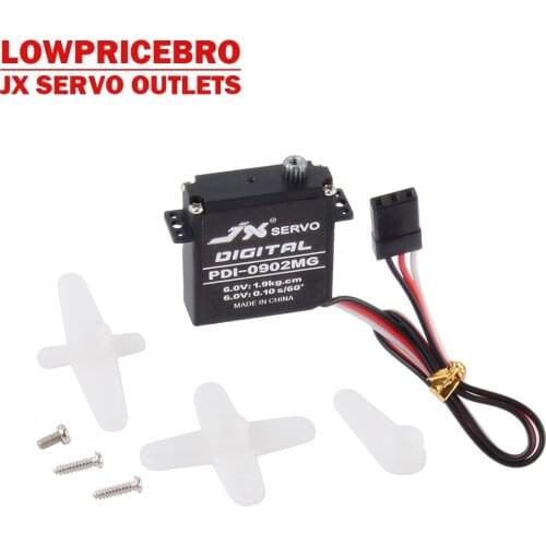 JX PDI-0902MG 9.4g 2.6kg High Torque Digital Standard Servo for RC Plane Robot Helicopter