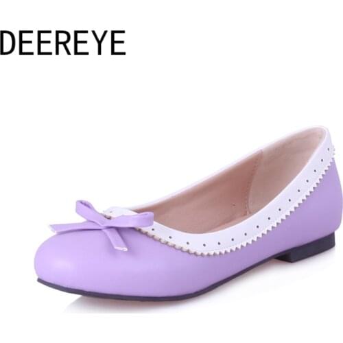 DEEREYE Women's Ballet Flats With Heels