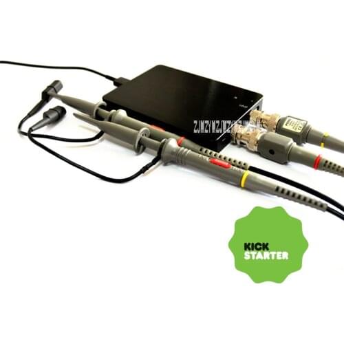 DSCope C20P Dual Channel Digital Oscilloscope Fast Heat Dissipation Portable Oscilloscope Metal Shell Oscillograph 50MHZ