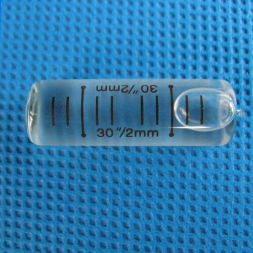 HACCURY 10.5*37mm 30"/2mm Precision level Glass Tubular Bubble level circular water level indicator