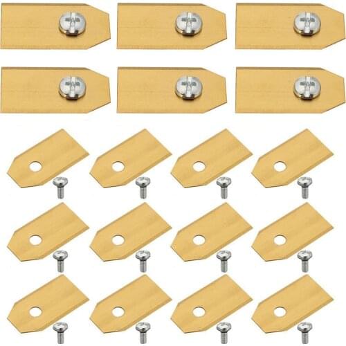 18PCS 0.6mm Titanium Lawnmower Blade for Automower Gardena 2.4g Garden Lawn Mower Tools Part