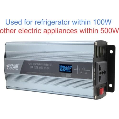 Best pure wave solar inverter 12V 220V good quality full 500W power inverter 24V 22V with unique digital fault prompts display