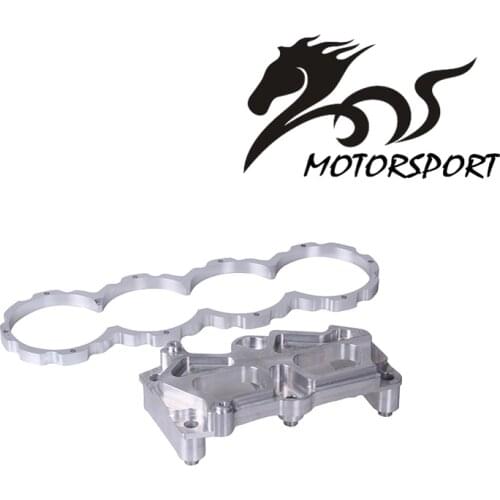 ENGINE MOTOR MOUNT BLOCK GIRDLE VTEC Girdle w Dowel Pins + Block Guard VTEC Conversion For Honda B-Series B16 90-01
