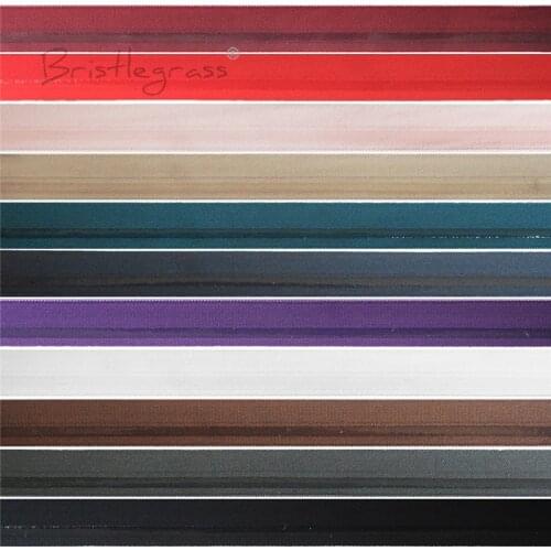 BRISTLEGRASS Wholesale 50 Yard 5/8" 15mm Silicone Grip Print FOE Shiny Fold Over Elastic Spandex Band Tutu Lingerie Dress Sewing