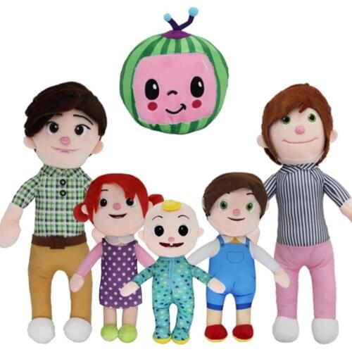 New 10PCS Watermelon JJ Boy Mum Dad Sister Brother 10-13“ 26-32CM Plush Doll