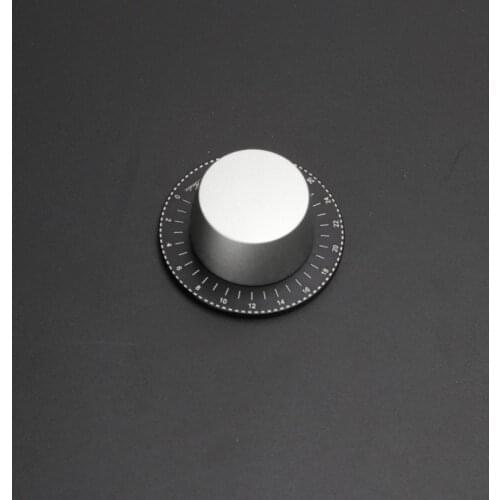 KYYSLB 60mm All Aluminum Amplifier Chassis Knob with Scale HIFI Audio Amplifier Knob Volume Potentiometer Knob