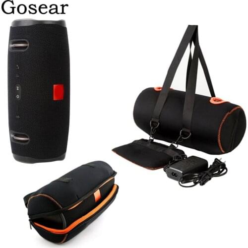 Gosear Travel Portable Carrying Soft Storage Case Bag with Charger Bag for JBL Xtreme 2 Sports Wireless Bluetooth Speaker Gadget