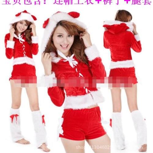 Sexy Clubnight Cosplay Dress Midnight Fun Underwear Christmas Bunny Wholesale Christmas Costume Uniform