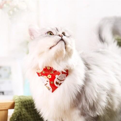 Pet Scarf Kitten Saliva Towel Cat Triangle Scarf Dog Scarf Washable Bow Tie Cat and Dog Scarf Pet Accessories