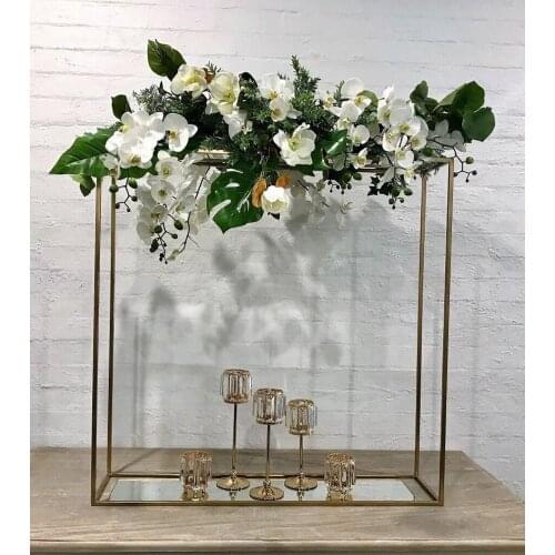 10pcs )90cm tall )New style wedding Column Gold Metal Flower Stand Flower rack for Wedding Centerpiece Decor senyu01222