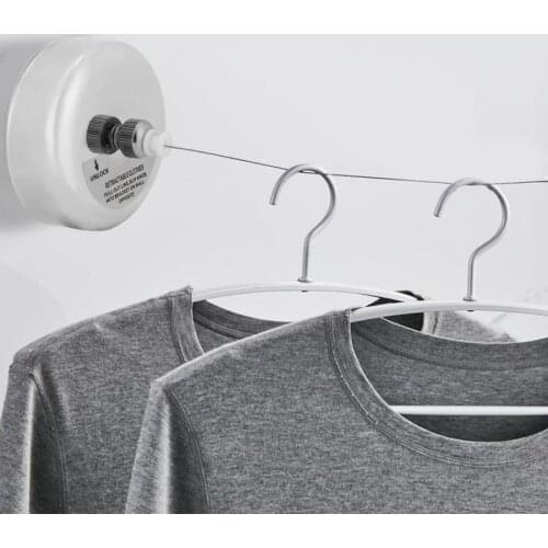 Clothesline Drying Rack Rope Home Storage Stainless Steel Retractable Clotheslines Clothes Dryer Organiser Laundry Hanger