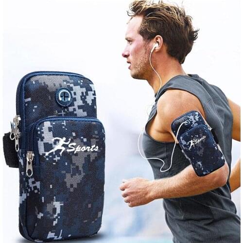 Universal Sport Cell Phone Arm Bag Wallet Card Arm Pouch For 4.5 to 6.5 Inch Mobile Phone For Running Fitness Jogging Hiking