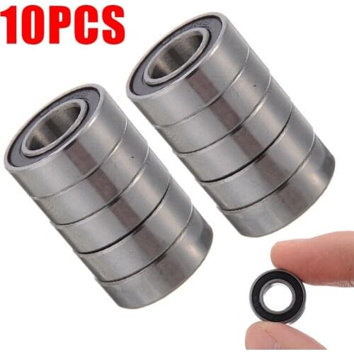 10pcs New Durable 8*16*5mm 688-2RS 688 RS Rubber Sealed Ball Bearing Miniature Bearings Home Improvement Hardware Accessories