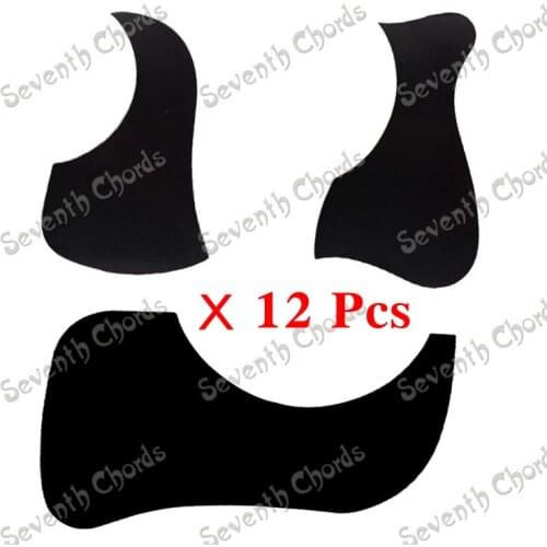 12 Pcs 3 Kind Shape 40 " 41 " Pickguard Pick Guard Anti-scratch Plate for Folk Acoustic Guitar Replacement Parts