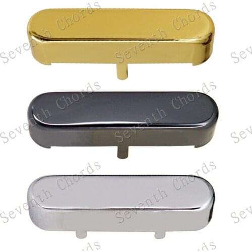 2 Pcs Metal Brass TL Neck Pickup Covers/Lid/Shell/Top For Electric Guitar Chrome Black Gold for Choose