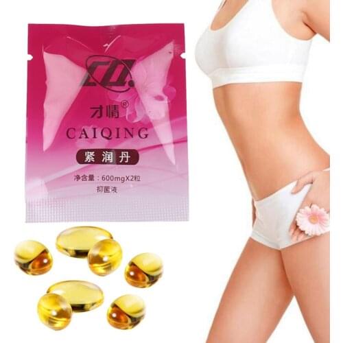 2pcs/bag Vaginal Tightening Capsule Shrink Tighten Vaginal Feminine Hygiene Vagina Repair Stick Narrow Tightening Shrinking Yin