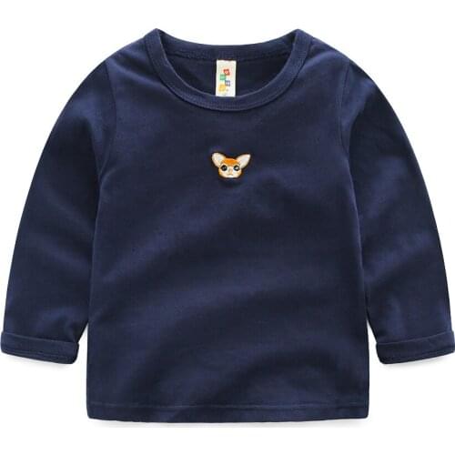 2020 boy girl brand Bottoming shirt spring fashion Long sleeve T shirt Cotton sports Print kids top&tees baby clothes clothing