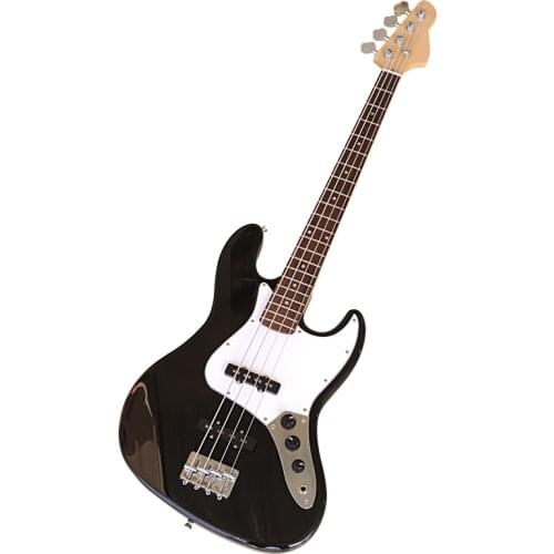 43 inch Electric bass guitar red wine 4 string bass guitar high gloss 21 frets full basswood