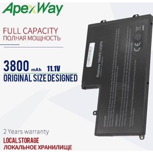 Apexway 11.1v 3800mAh laptop battery for Latitude 14 3450 15 3550 3450 3550 TRHFF 01V2F6 0DFVYN 58DP 5MD4V 1V2F6 0PD19 01V2F