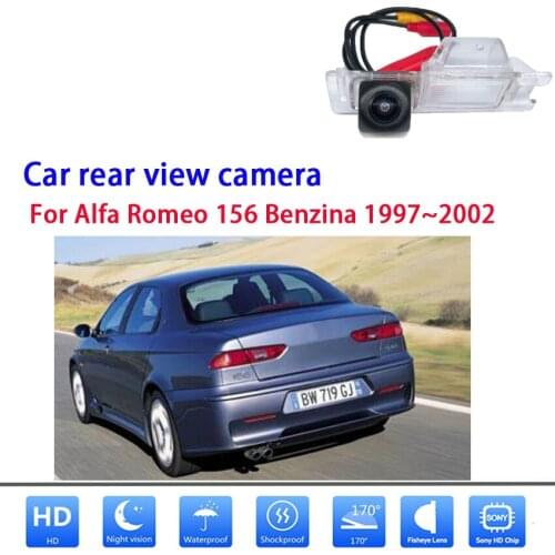 Car wireless rear view reversing Camera For Alfa Romeo 156 Benzina 1997~2002 Full HD CCD Waterproof high quality RCA