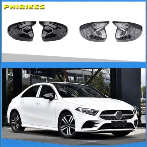 Car Rear View Mirror Cover Protective Decoration for Mercedes Benz a Class W177 2018 A180 A200