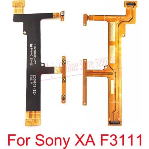 5 PCS Oiriginal Side Power Button Volume Key Flex Cable For Sony Xperia XA F3111 F3112 Volume Power Buttons Flex Cable Part