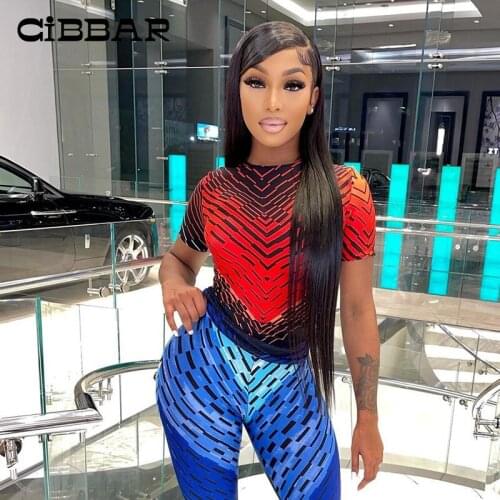 CIBBAR Women's Short T-shirts