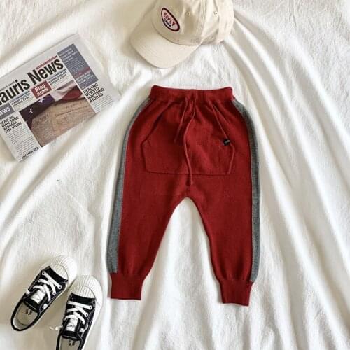 2019 New Fashion Knitting Kids Baby Girls Leggings Cotton Fall Spring Winter Pants Children Sweater Girl Harem Pants 1-5 Years