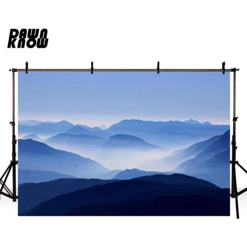DAWNKNOW Cloud And Mist Photography Background High Mountains Wedding Photo Studio Children Photographic Backdrop lv1609
