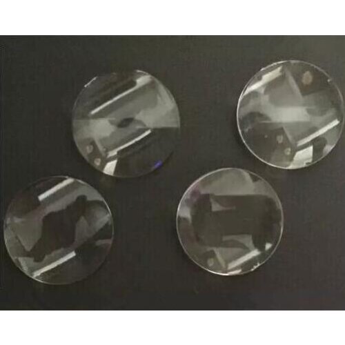#PVUT-33.5 High quality Magnifier Lens, Convex lens, Zoom multiple: 2-4 , Size: 33.5X4.8mm , Clean surface, PMMA