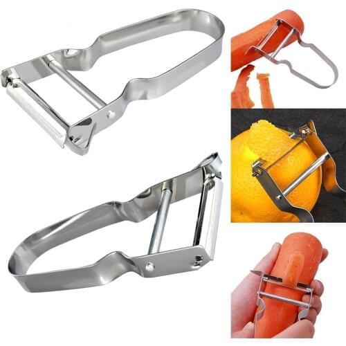 Stainless Steel Potato U Type Peeler Fruit Vegetable Spud Speed Blade Zesters Kitchen Tools Magic Trio Peeler Set