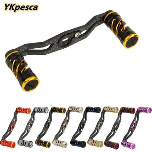 Lightweight DIY Carbon Fibre Spinning Wheel Handle Fishing Reel Bait Casting Handle Screws Top Quality Fishing Accessories