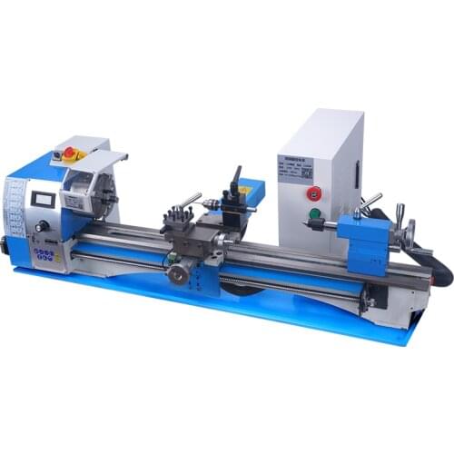 Mini Lathe 210 CNC Lathe All-Copper Motor Bead Machine Milling Machine Woodworking Lathe Metal Small Lathe Instrument Lathe