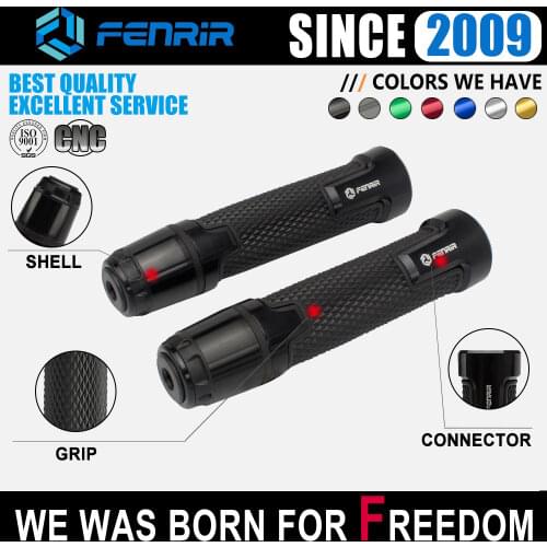 FENRIR Motorcycle Grips for Honda Pcx 125 Cg125 Suzuki Yamaha Xmax Tmax 530 Benelli BMW R Nine T Ducati Multistrada KTM Kawasaki