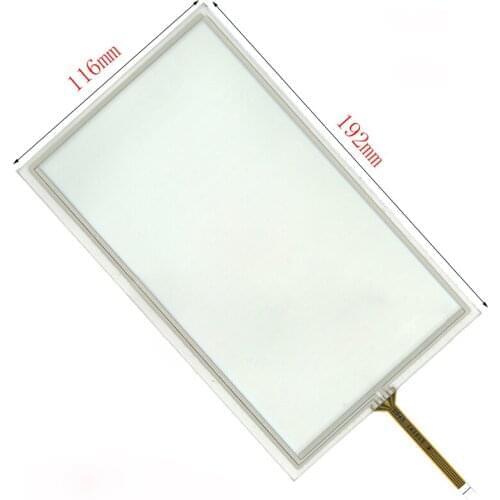 New 8 inch 4Wire Resistive Touch Panel Digitizer Screen For FlyAudio E8054