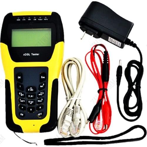ZHWCOMM Handheld ST332B VDSL VDSL2 xDSL / DSL WAN LAN Tester Line Network /DMM test BY DHL