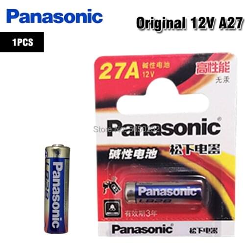 Panasonic 27A 12V dry alkaline battery 27AE 27MN A27 for doorbell,car alarm,walkman,car remote control etc
