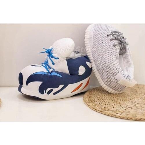 Warm Home Slippers Women Indoor Snug Sneakers Slides Ladies Fashion Warm Shoes Woman House Slippers 35-43 Big Size