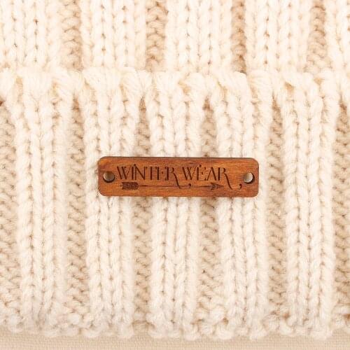 Custom Fabric Labels, Children, Wooden labels, personalized tags, knit labels, Custom Name, Handmade, Name Tags (WD1435)
