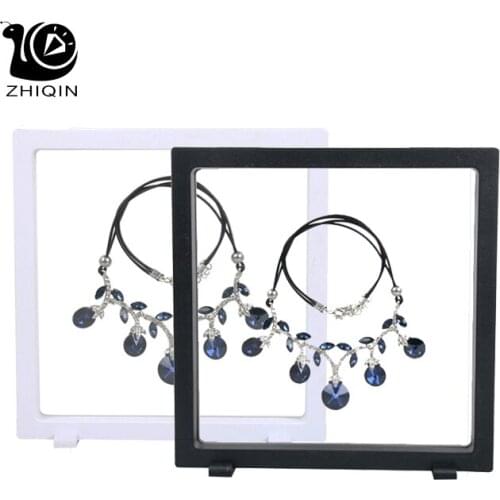 Jewelry Display Coarse Bracelet Display Earring Necklace Display Box Stand Jewelry Photo Frame Display Case 3D Display 180x180mm